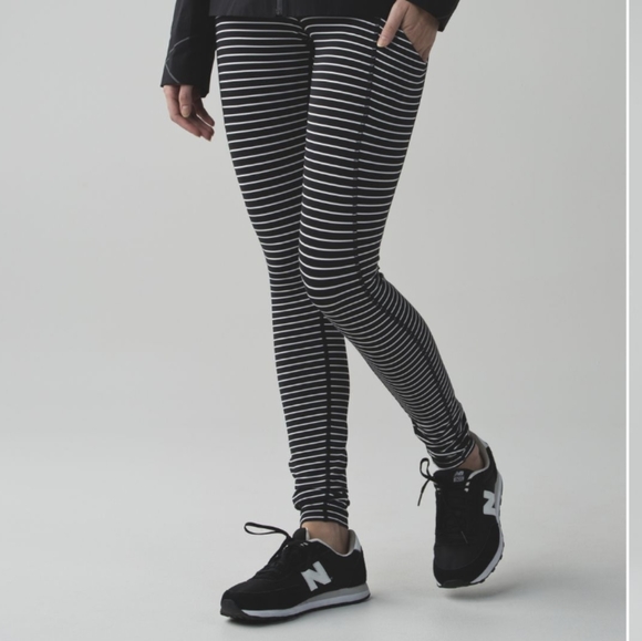 Lululemon Speed Tight II Parallel Stripe 8
